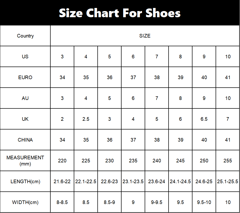 Size Chart, Company Information