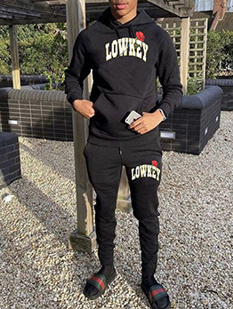 Exercise Letter Long Sleeve Workout Clothes