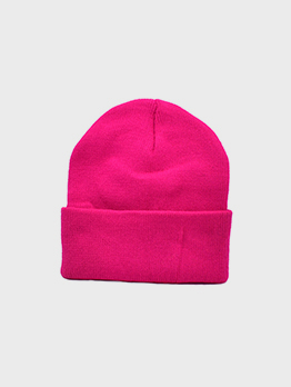 Korean Style Solid Couple Easy Match Beanie