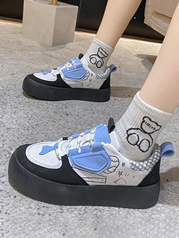 Japanese Style Preppy Casual Canvas Shoes