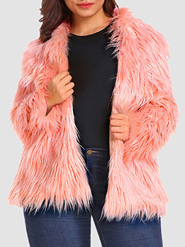 Plus Size Faux Fur Winter Warmth Women Coats