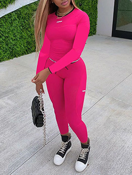Sports Women Fitted Matching 2 Piece Pant Sets