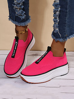 Casual Jogger Contrast Color Sneaker For Women