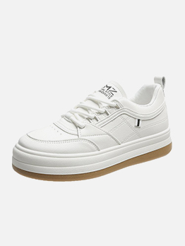Trendy Casual Comfy White Sneakers For Women