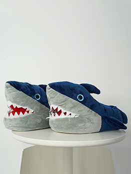 Comfy Cute Shark Winter Warm House Shoes