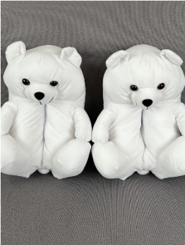 Cute Teddy Bear Noctilucence Winter House Slippers