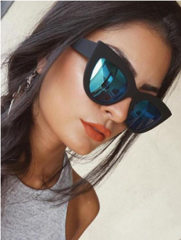 Euro Style Gradient Color Sunglasses For Women