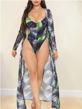 Sexy Fashion Printed Two Piece Swimsuits Sets