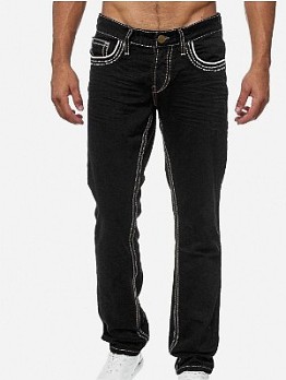 Fashion Casual Simple Long Jeans For Men