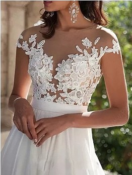 Elegant White Slit Long Evening Dress For Ladies