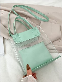  Cute PVC Transparent Handbag Shoulder Bags