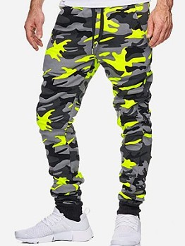  Spring Casual Camouflage Long Pants For Men