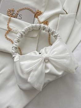  Fashion Bow Chain Party Bag For Women