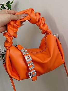  Women's New Ruched Shoulder Bags Handbags