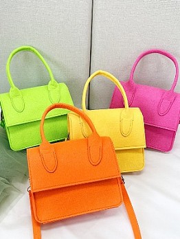  Candy Color Pure Color Bag