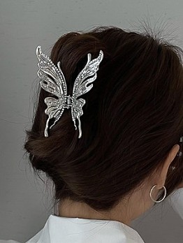  Women's Metal Butterfly Hair Accessories Hairpin