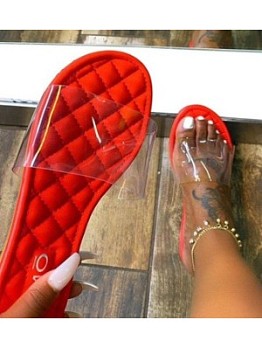  Transparent Casual Outdoor Slide Slippers