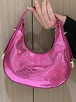  Simple Fashion Pure Color Women's Handbags