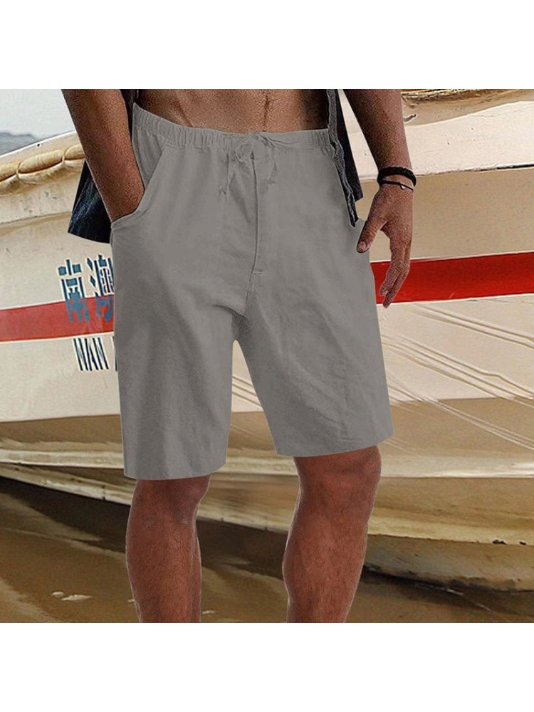 Wholesale Summer Men Pure Color Loose Shorts SEQ050310 | Wholesale7