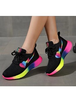 Sports Contrast Color  Women Sneaker Shoes