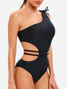  Sexy Hollow Out Backless One-Piece Swimsuit