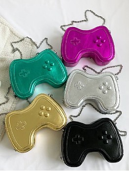 Designer Unique   Game Controller Chain Shoulder Bags