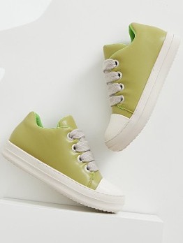 Patent Leather Candy Color Sneakers