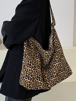 Leopard Leopard Pattern Leisure Backpacks Shoulder Bags