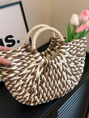 Colorblock Weave Handbags