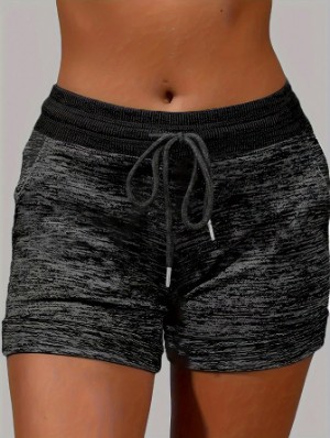 Pure Color High Rise Straight Shorts