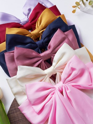 Bow Ribbons Sweet Fabric Hair Accessories