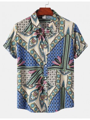 Floral Pattern Loose Shirts
