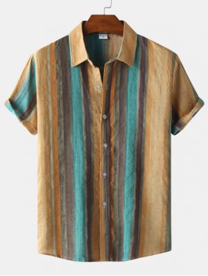 Striped Cotton Comfy Shirts