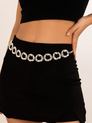 Geometric Fringe Metal Annular Clothing Accessories
