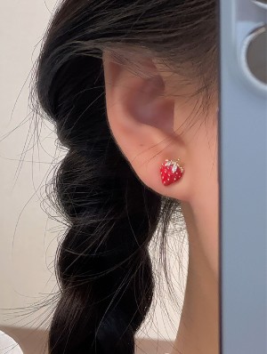 Embellished Pattern Plastic Annular Earrings