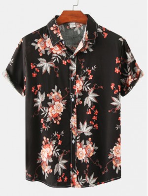 Floral Cotton Loose Shirts