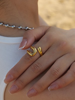 Geometric Stainless Steel Annular Ring