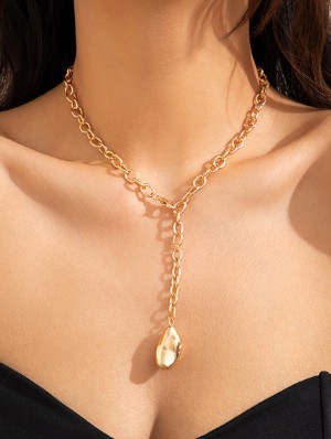 Irregular Alloy Circular Necklaces