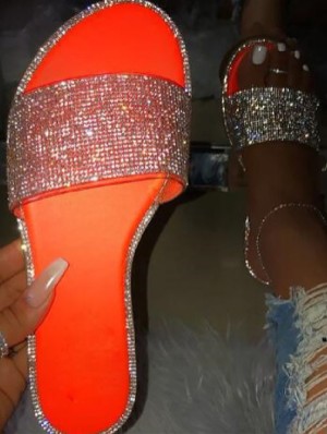 Pure Color Casual Slippers