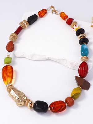 Chic Irregular Multicolored Necklaces