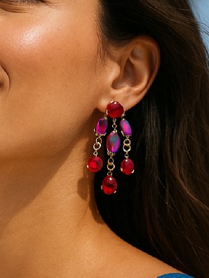 Exquisite Rhinestones Water Drop Earrings
