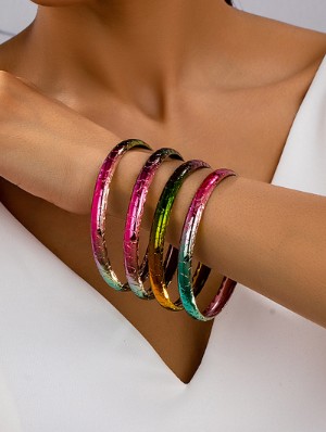 Exquisite Colorblock Heart Pattern Bracelets