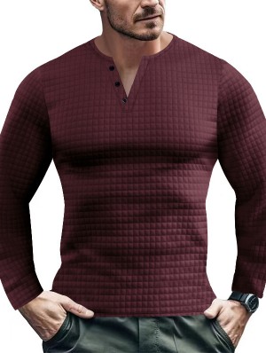 Pullover Pure Color Long Sleeve Tee