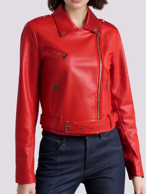 Pure Color Peacoat With Belt Jackets