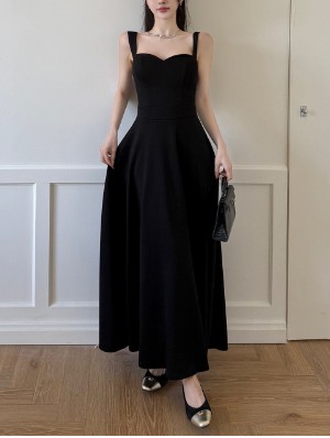 Princess V Neck Sleeveless Dress