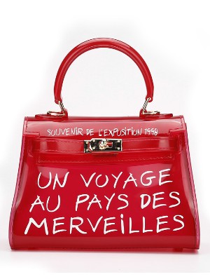 Letter PVC Handbags
