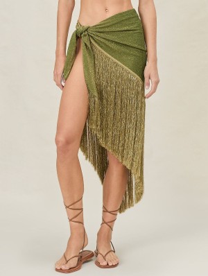 Fringe Bandage Skirts Halter Tank