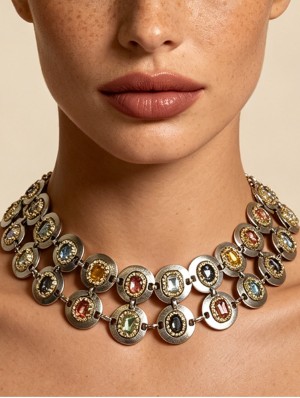 Geometric Pattern Necklaces