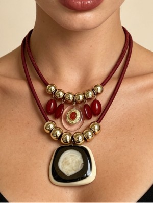 Pendant Electroplating Retro Necklaces