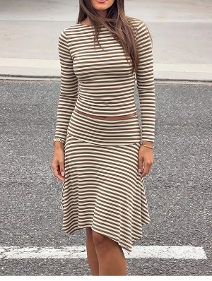 Printed Spandex High Rise Pant Sets